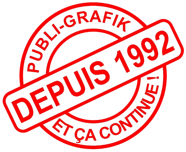 Label "Depuis 1992"